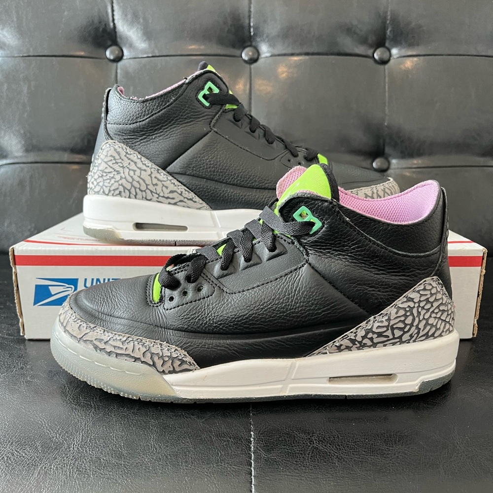 Jordan 3 GS‎ Electric Green
